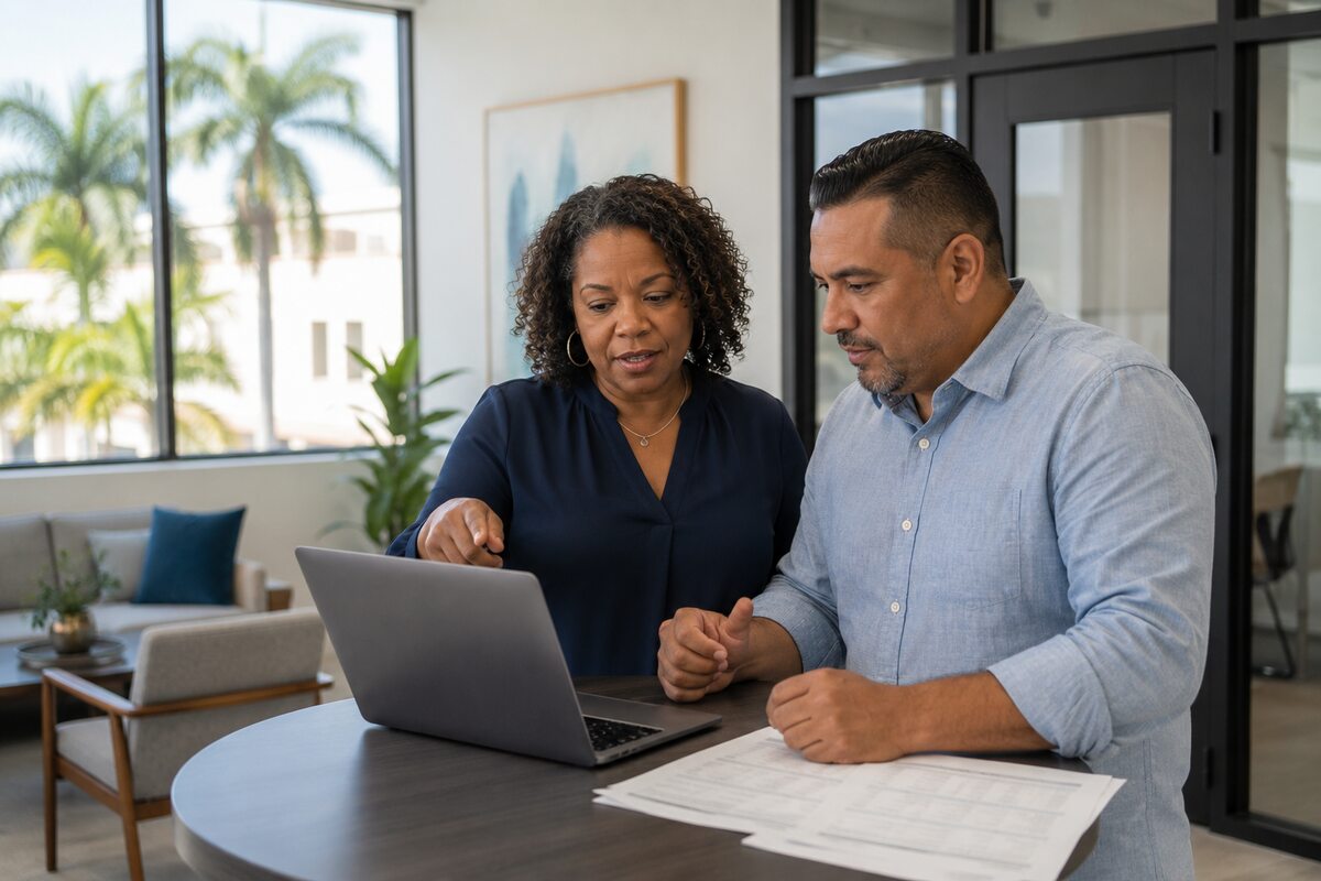 Reviewing customer receivables and vendor payables aging reports
