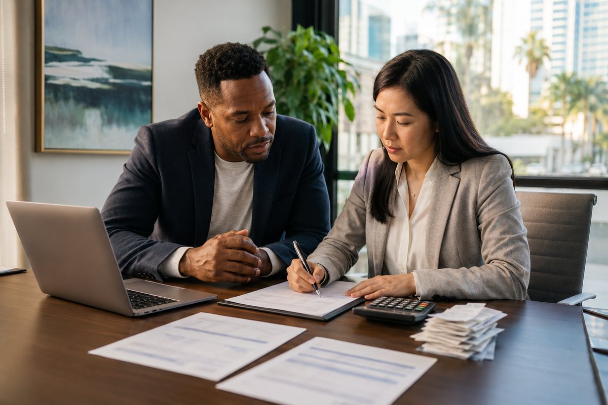 Accountant Fort Lauderdale reviewing a small-business month-end close checklist
