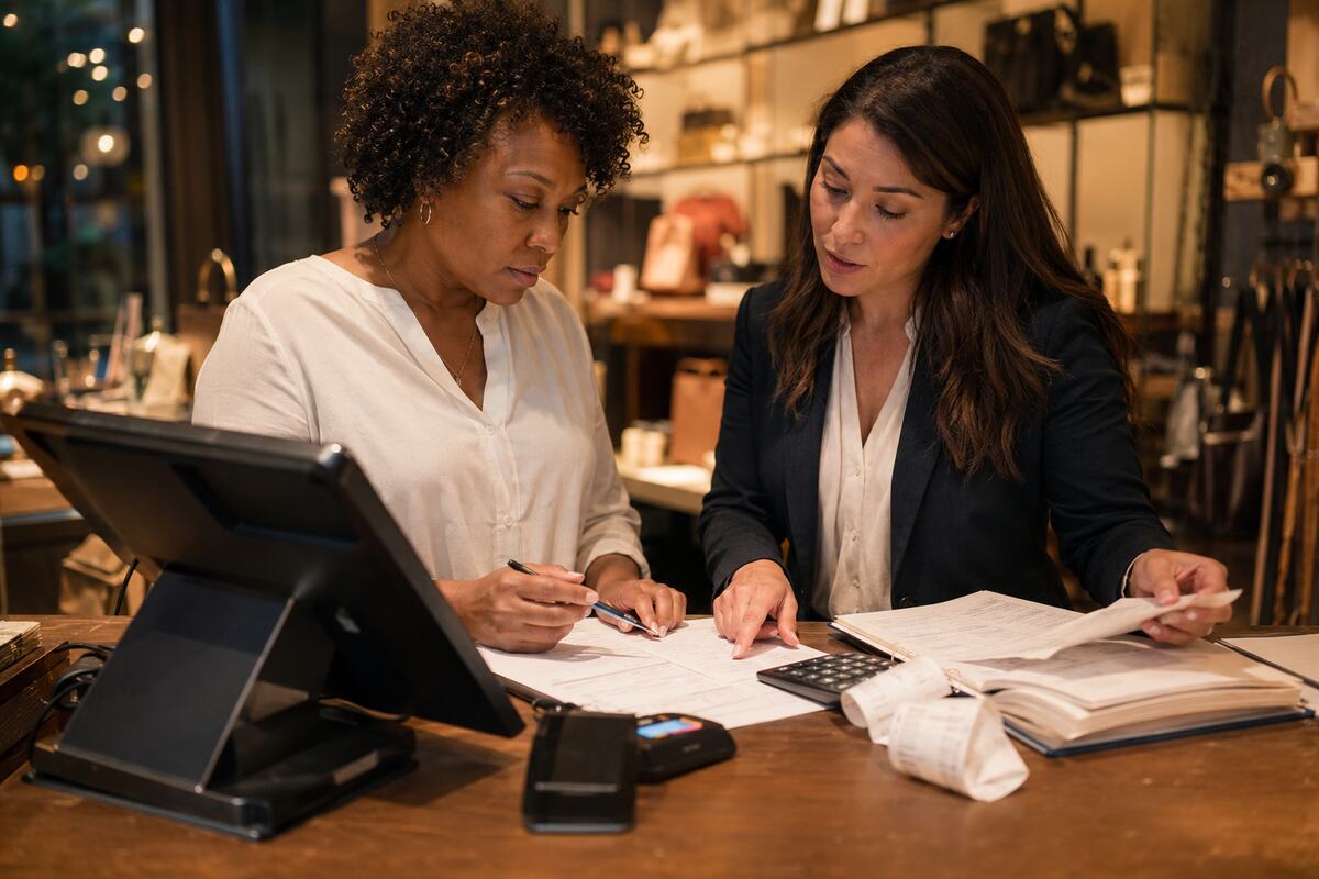 Customer refund records and a Florida sales-tax reconciliation