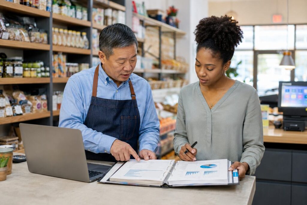 Accountant Fort Lauderdale reviewing financial due diligence before a business acquisition